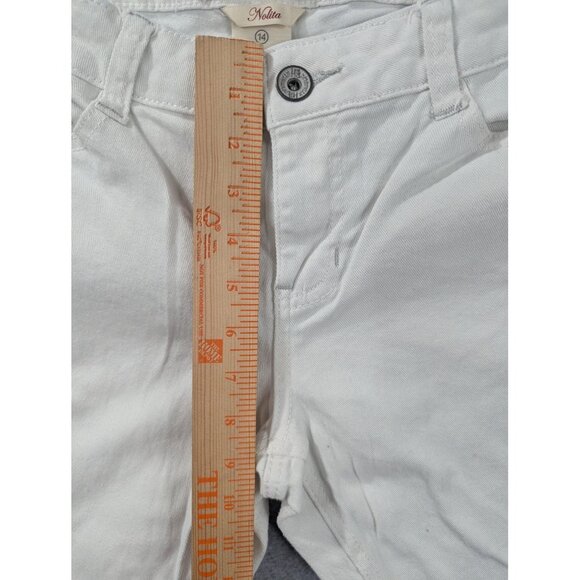 Hydraulic Jeans Womens 14 White Nolita Skinny Stretch Five Pocket HJ041038216 - Picture 6 of 15